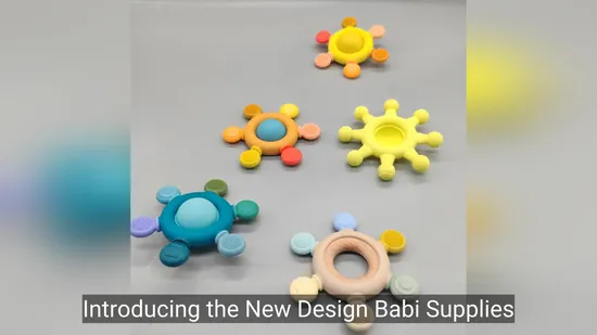 Safe Baby Wrist Chew Teethers Toys Silicone