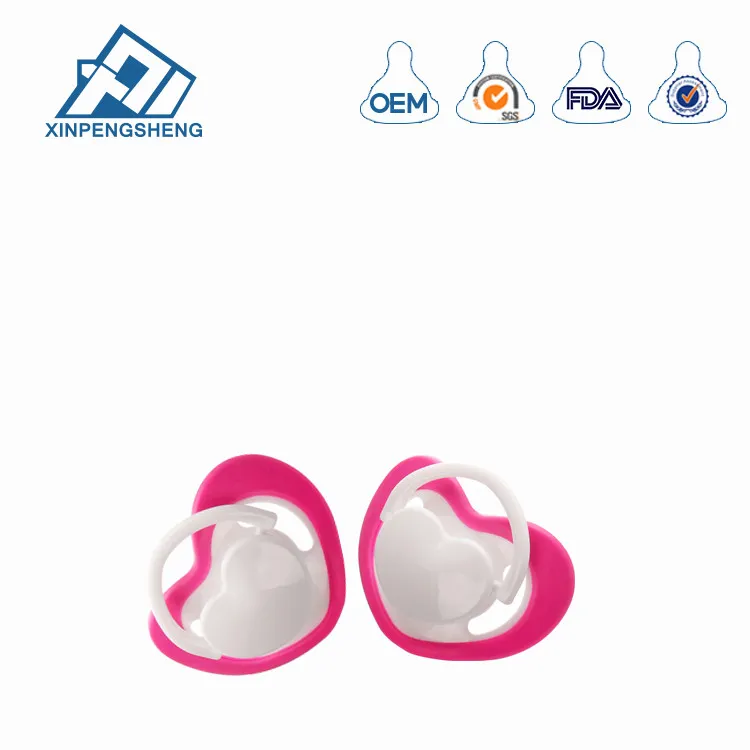 Rose belle forme de coeur en gros sucette bébé adulte sucette