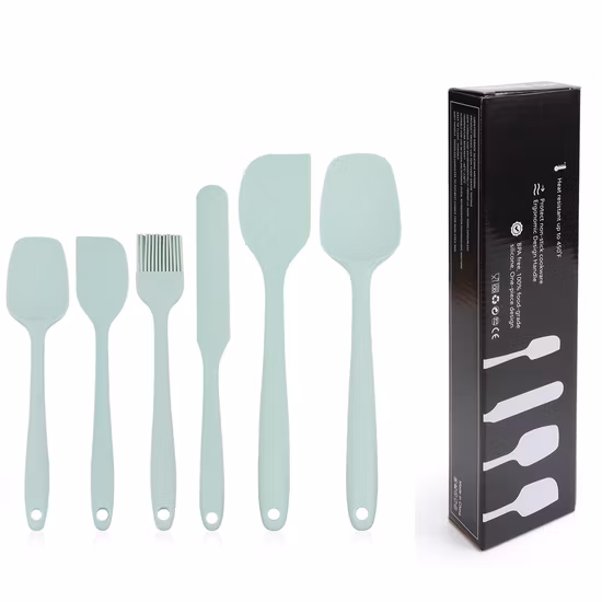 Ustensiles de cuisine en silicone personnalisés en usine de haute qualité pour la cuisson