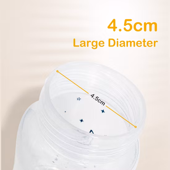 Bouteilles de lait d'alimentation pour bébé en plastique PP sans BPA de qualité alimentaire